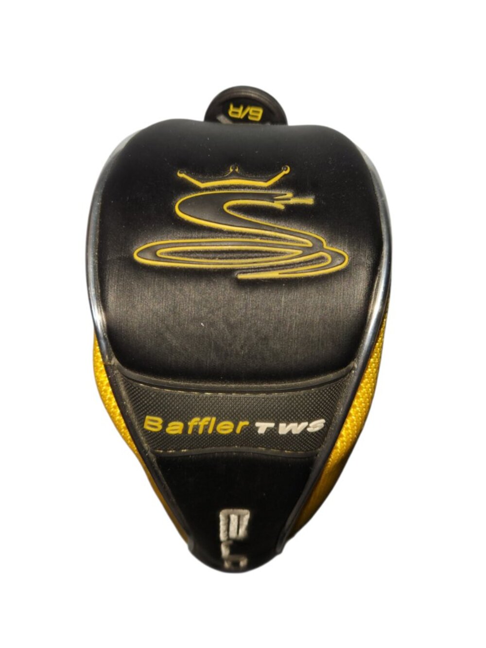 King Cobra Baffler TWS Hybrid Headcover Head Cover With Tag 1-6/R Black Yellow